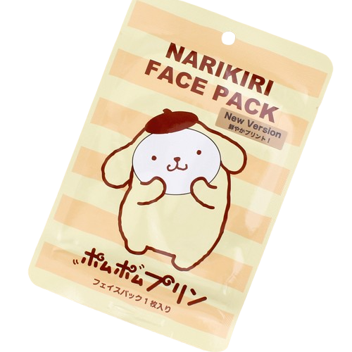 NARIKIRI POMPOMPURIN FACE MASK – HANAMARU JAPANESE MARKETPLACE