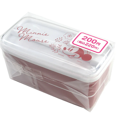2 TIER LUNCH BOX MINNIE RED