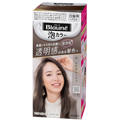 KAO BLAUNE BUBBLE HAIR COLOR NATURAL ASH 2G