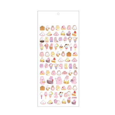 HAPPY FOOD RABBIT STICKER