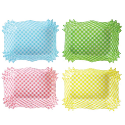 LUNCH DISH CUP SQUARE TYPE 3.7X3X1.4IN