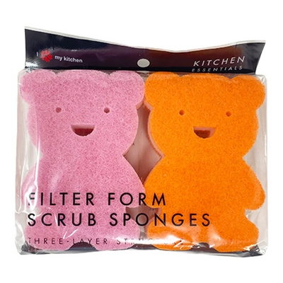 2P BEAR SPONGE