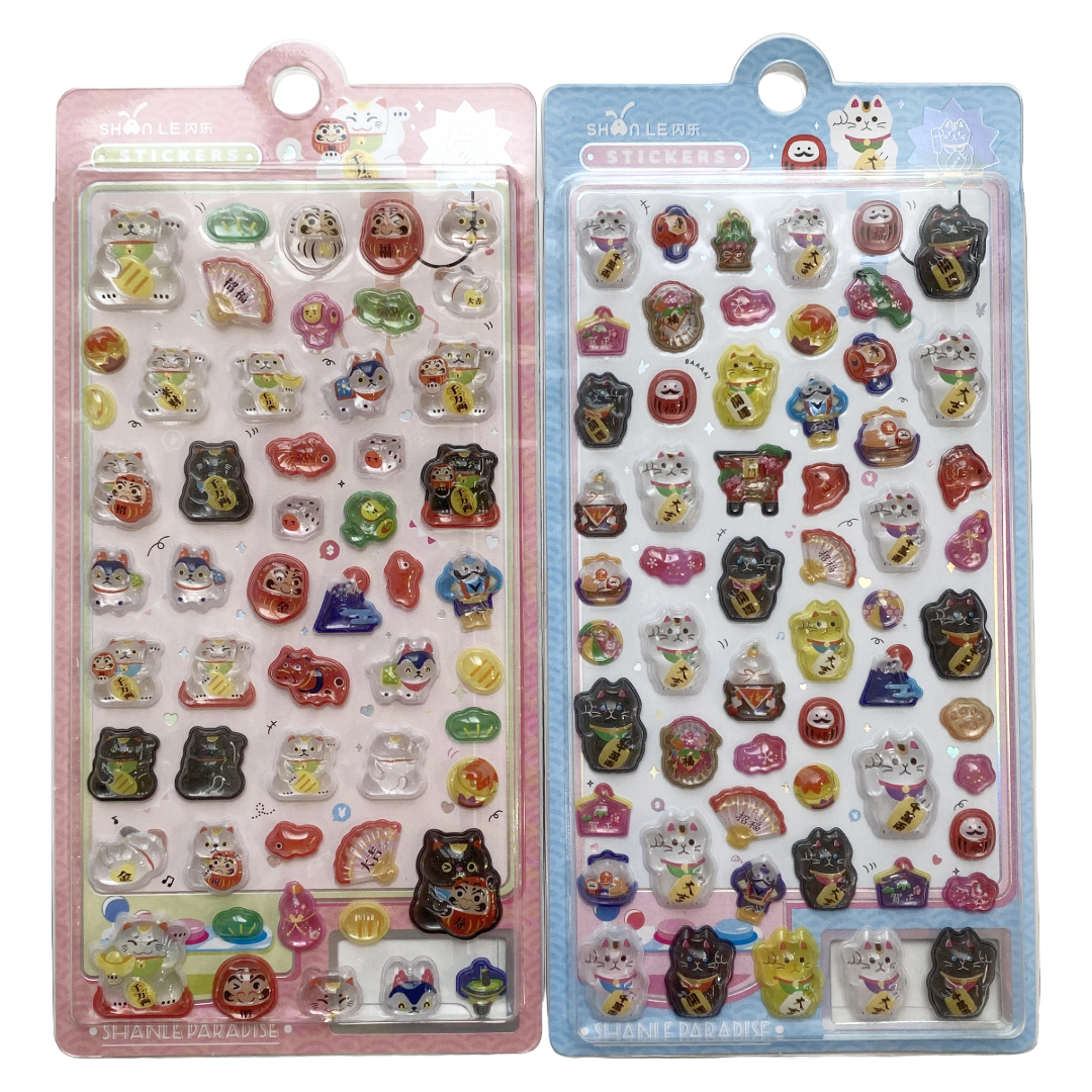 BONBON DROP STICKER LUCKY CAT – HANAMARU JAPANESE MARKETPLACE