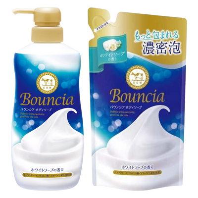 GYUNYU BOUNCIA BODY SOAP WHITE SOAP PUMP + REFIL SET