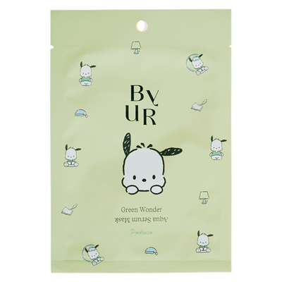 BYUR AQUA SERUM MASK GREEN WONDER 1 SHEET