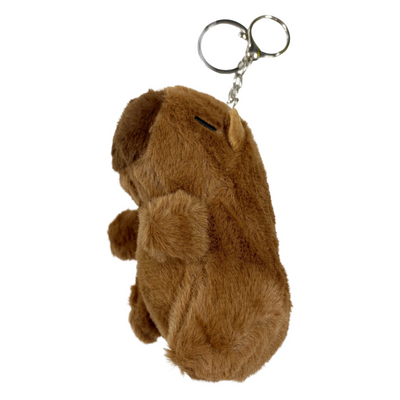 CAPYBARA STUFFED TOY KEY HOLDER 11CM