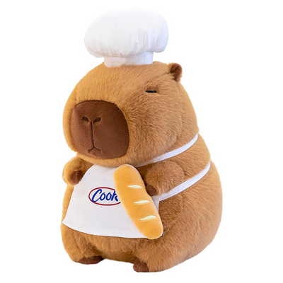 CAPYBARA STUFFED TOY CHEF 25CM