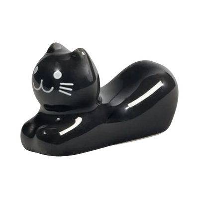 CHOPSTICK REST BLACK CAT
