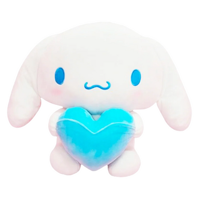 SANRIO STUFFED TOY CINNAMOROLL BLUE HEART 50CM