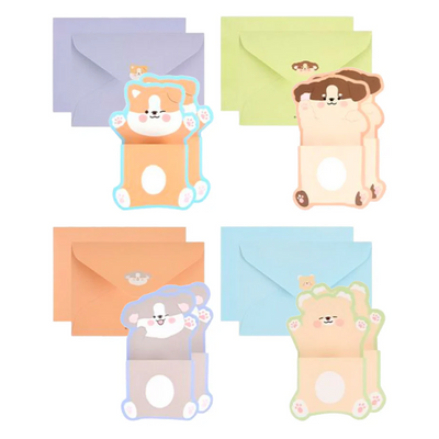 S&C PUPPY LETTER SET 80×115MM