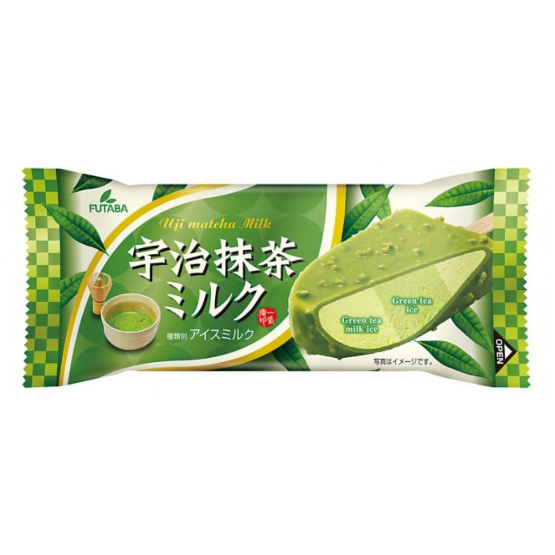 FUTABA UJI MATCHA MILK ICE BAR 1P – HANAMARU JAPANESE MARKETPLACE FUTABA UJI MATCHA MILK ICE BAR 1P – HANAMARU JAPANESE MARKETPLACE