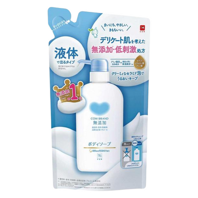 COW BRAND NON ADDITIVE BODY SOAP REFILL 380ML
