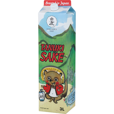 HAKUSHIKA TANUKI JUNMAI PACK 3L