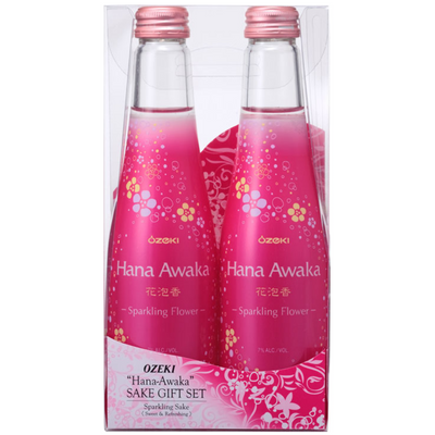 HANA AWAKA SPARKLING FLOWER SAKE GIFT SET