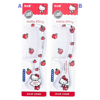 SANRIO HELLO KITTY CLEAR HAIR COMB EXTRA SMALL 5.1IN