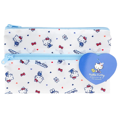 ZIPPER POUCH RIBBON HELLO KITTY