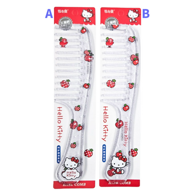 SANRIO HELLO KITTY CLEAR HAIR COMB WIDE 8.6IN
