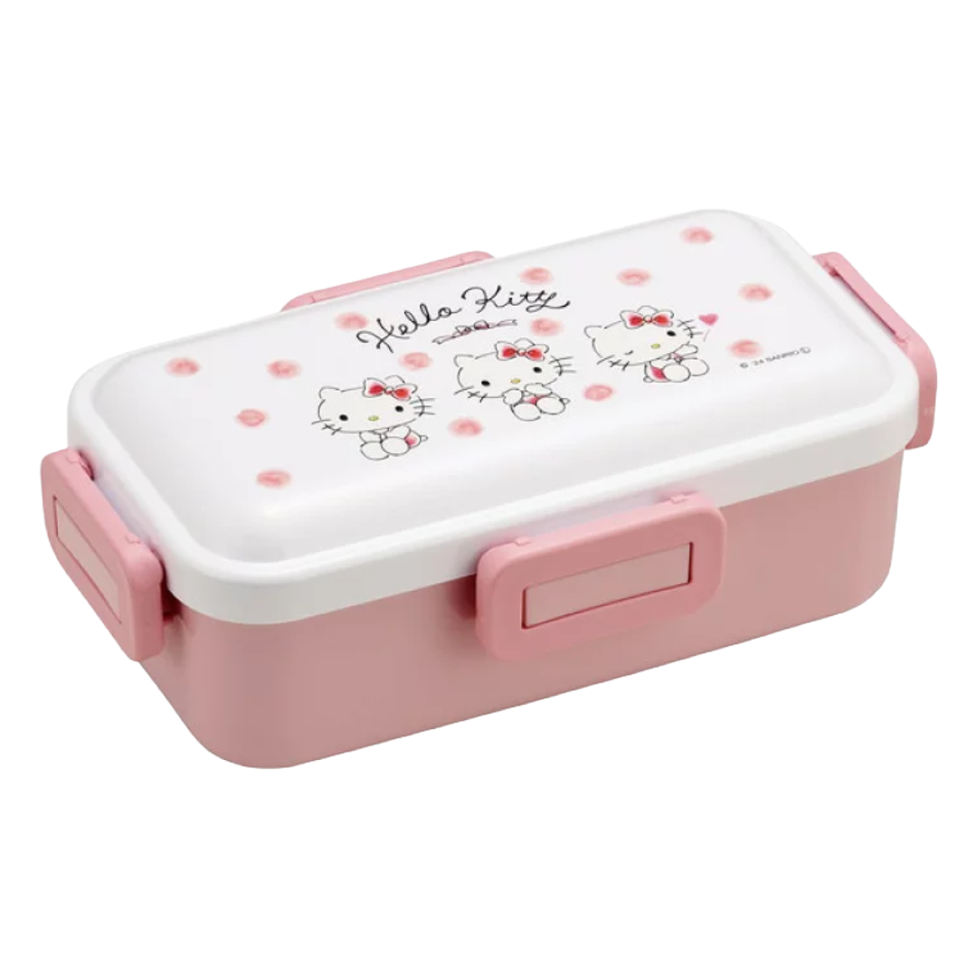 SKATER HELLO KITTY LUNCH BOX W/DIVIDER PINK 530ML – HANAMARU