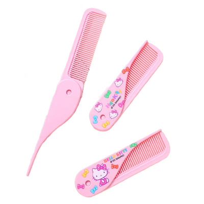 SANRIO FOLDING COMB HELLO KITTY PINK