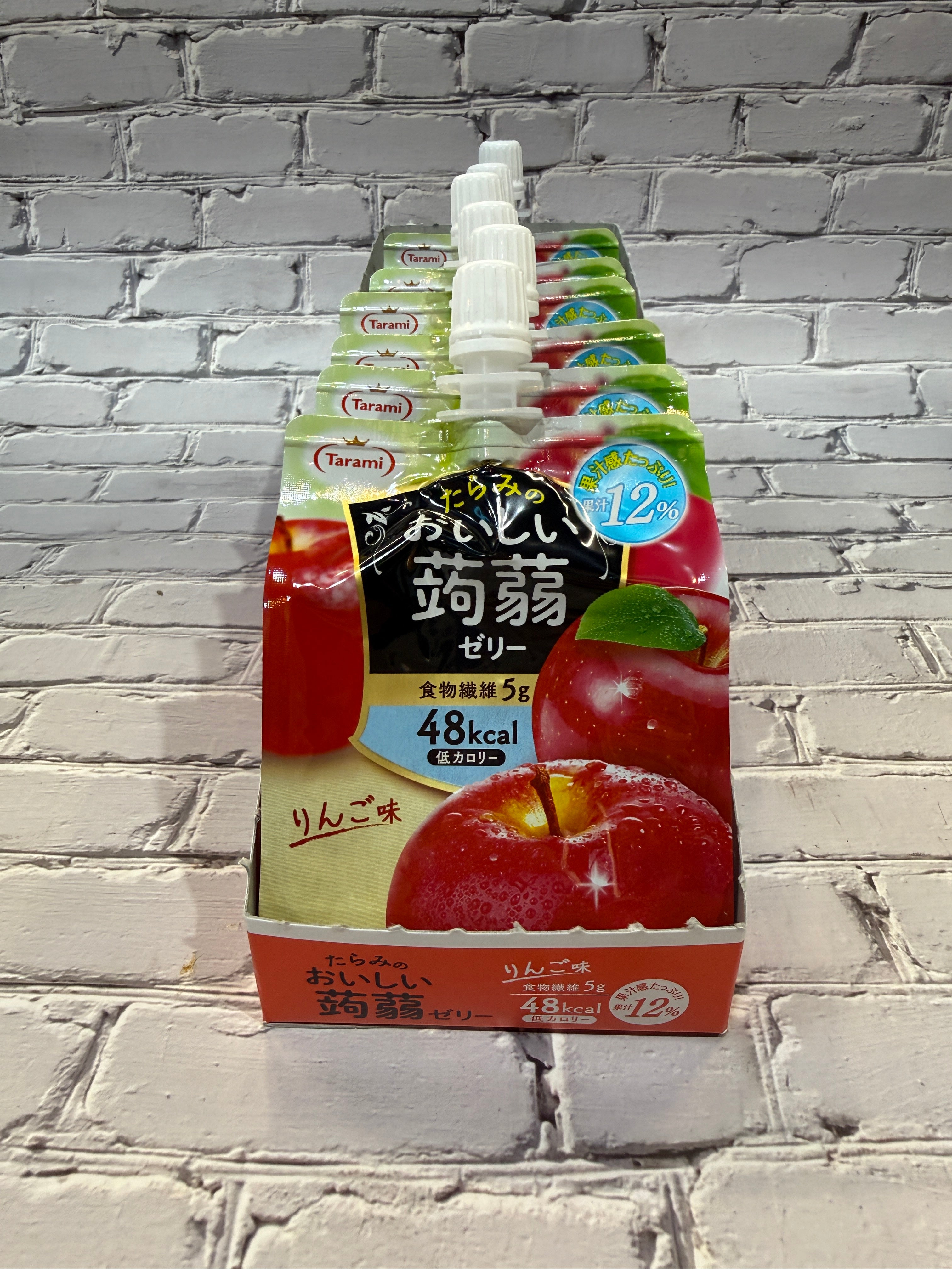 ☆TARAMI JELLY DRINK APPLE 150G x 6PACK in BOX – HANAMARU JAPANESE