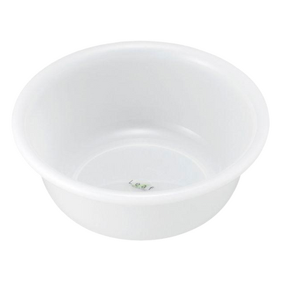 INOMATA PLASTIC BATH BUCKET NATURAL LEAF