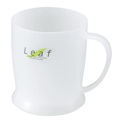 INOMATA PLASTIC CUP LEAF NATURAL