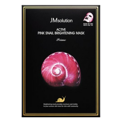 JM SOLUTION PINK SNAIL BRIGHTENING MASK PRIME 10P