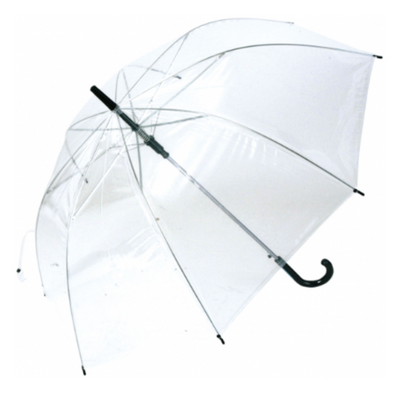 JUMP CLEAR UMBRELLA 60CM BLACK
