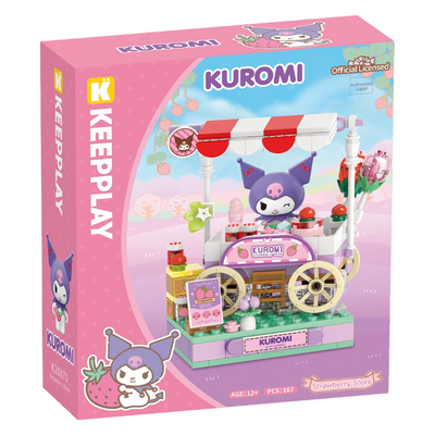 SANRIO KEEPPLEY BLOCK STRAWBERRY SHOP KUROMI