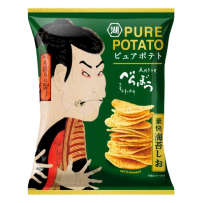 KOIKEYA PURE POTATO CHIPS SEAWEED SALT