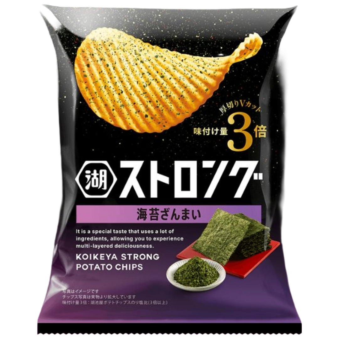 SALE! KOIKEYA STRONG POTATO CHIPS SEAWEED Reg 3.75