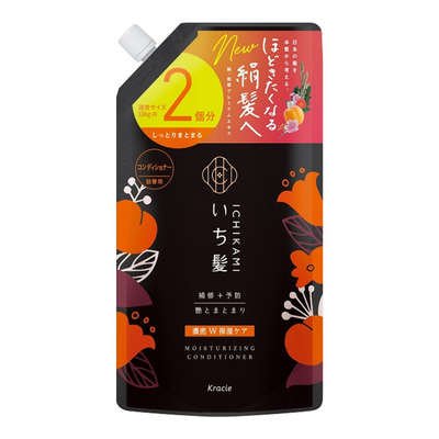 KRACIE ICHIKAMI MOISTURIZING CONDITIONER DOUBLE REFILL