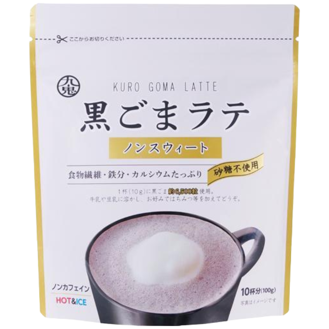 KUKI KUROGOMA SESAME LATTE UNSWEETENED150G – HANAMARU JAPANESE