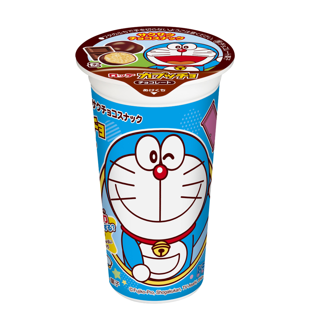 ★LOTTE CAPUCCYO BISCUIT-CHOCO DORAEMON