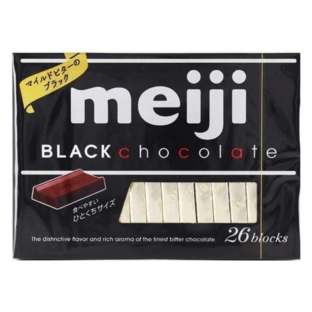 MEIJI BLACK CHOCOLATE BOX 26P – HANAMARU JAPANESE MARKETPLACE