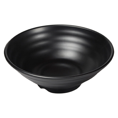 MELAMINE BLACK RAMEN BOWL 7.8"