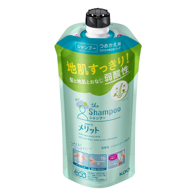 KAO MERIT SHAMPOO REFILL 340ML