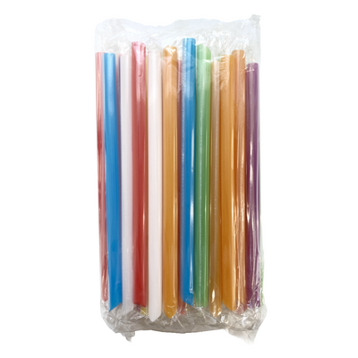 MULTI COLOR JUMBO TMOOTHIR STRAW