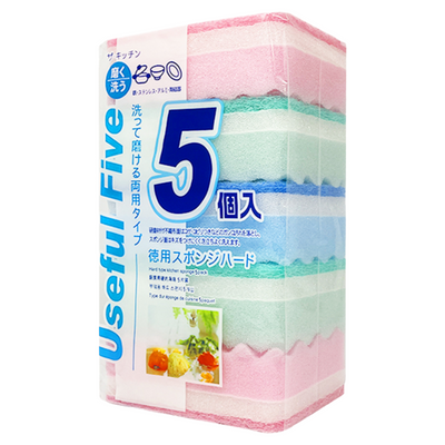 KITCHEN SPONGE HARD 5P