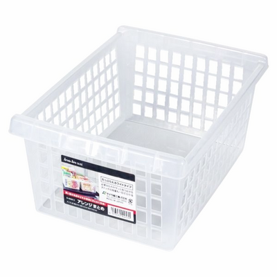 SANADA ARRANGE MESH BASKET CLEAR 24.3×34.3×14.2CM