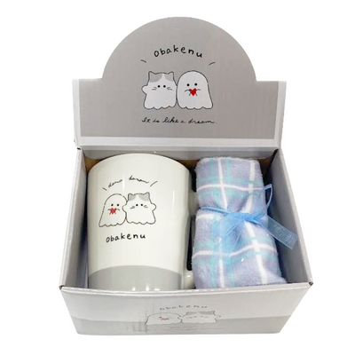 MUG CUP WITH TOWEL GIFT SET OBAKENU