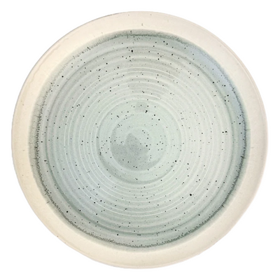 OLIVE GREEN × CREAM DINNER PLATE 10.3"DIA