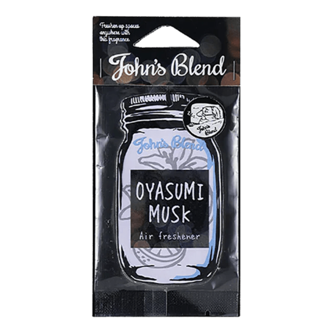 JOHN'S BLEND PAPER AIR FRESHENER OYASUMI MUSK – HANAMARU JAPANESE