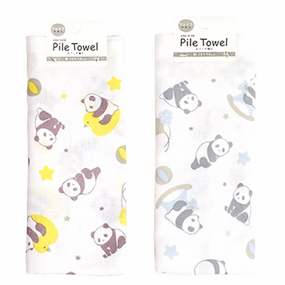 ONE SIDE PILE TOWEL FOR FACE PANDA