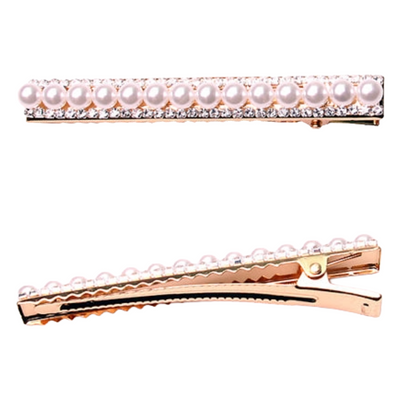HAIR ACC HAIR CLIP PEARLS & RHINESTONE