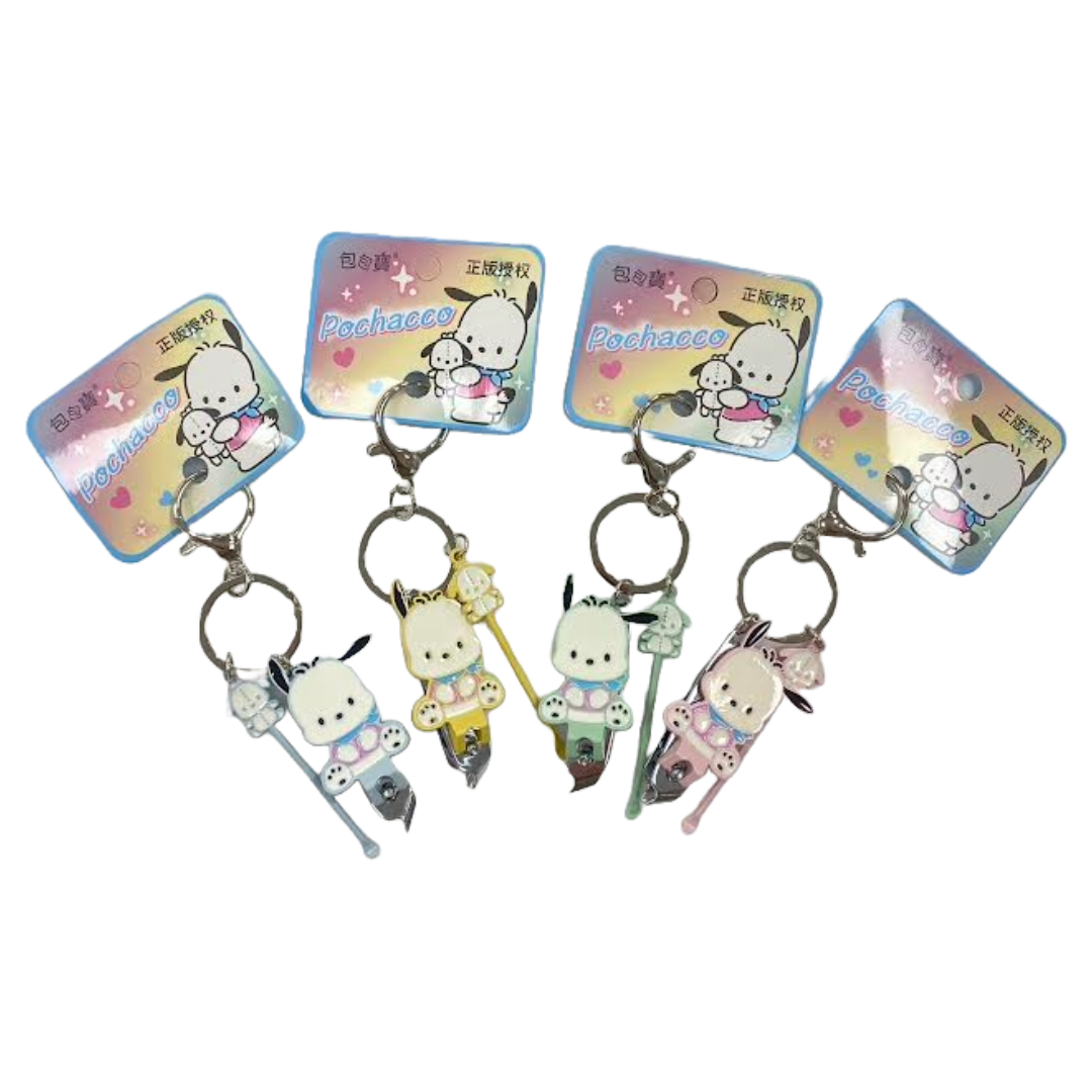 SANRIO NAIL CLIPPER WITH EAR PICK POCHACCO – HANAMARU JAPANESE