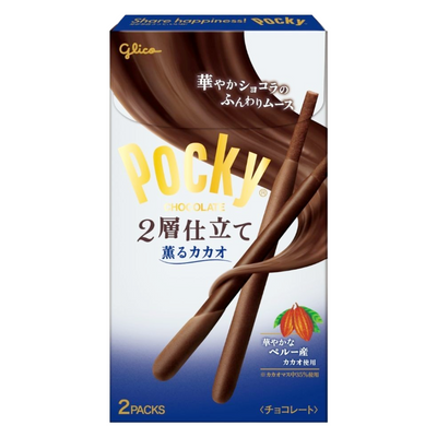 GLICO POCKY TWO LAYERS CHOCOLATE JP