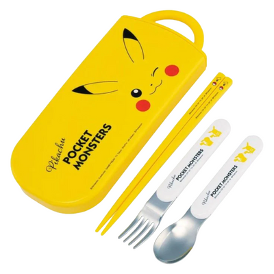 SKATER POKEMON CHOPSTICKS FORK SPOON SET