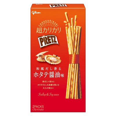 GLICO PRETZ CRUNCHY SCALLOP SOY SAUCE JP