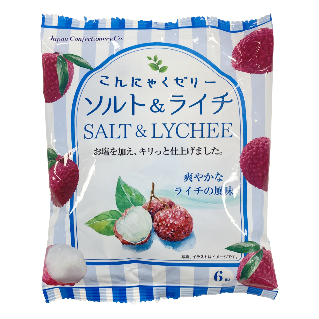 KONJAC JELLY SALT & LYCHEE 6P – HANAMARU JAPANESE MARKETPLACE